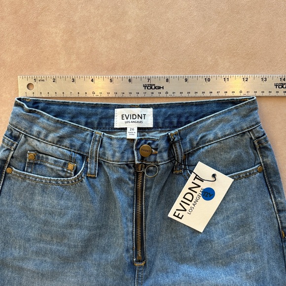Evidnt Anthropologie Lamia Slim Jeans • size 26 • NWT - Picture 5 of 12